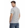 Męska koszulka T-shirt 100% miękka bawełna szara roz. 3XL